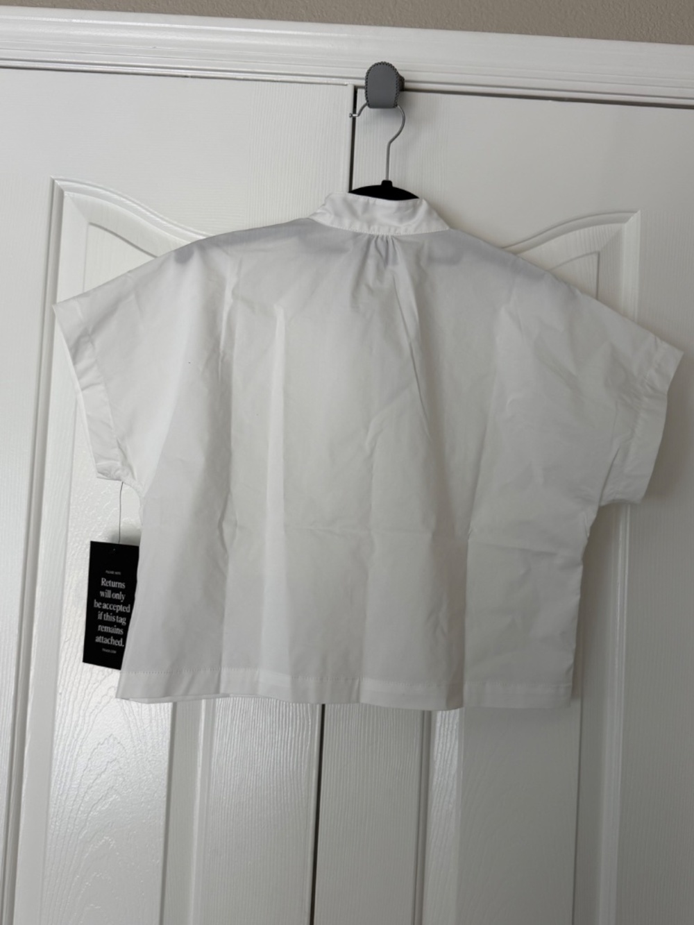 BRAND NEW Tuckernuck White Cotton Poplin Pintuck Avery Shirt - Picture 8 of 8